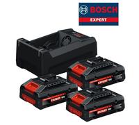 Bosch EXPERT kit 3 batterie 4 Ah tabless 18v EXBA 18V-40 + GAL 12V/18V-80