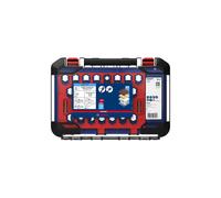 Bosch 10x Set di seghe a tazza universale EXPERT Construction Material PC Plus (per Legno tenero, Truciolato, Ø 20, 25, 32, 38, 51, 64 mm, Professional Accessorio Trapanoi)