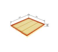 BOSCH F 026 400 373 Filtro aria per FORD