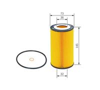 BOSCH F 026 407 007 Filtro olio per AUDI,VW
