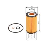 BOSCH F 026 407 069 Filtro olio per CHRYSLER,HYUNDAI,KIA