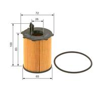 BOSCH F 026 407 159 Filtro olio per ALFA ROMEO,FIAT,LANCIA