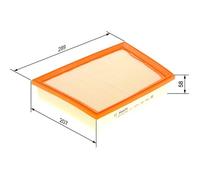 Filtro aria BOSCH F 026 400 461