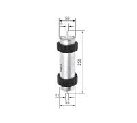 Filtro carburante BOSCH F 026 402 808