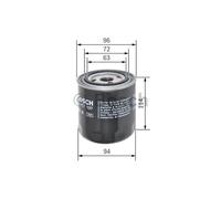 BOSCH F026407197 Filtro olio. Cambio manuale