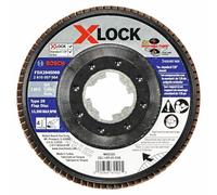 BOSCH FDX2945060-10 pezzi 4-1/2" X-Lock Arbor Type 29 60 Grit Flap Disc