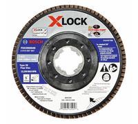 BOSCH FDX2950040 - Set di 10 dischi lamellari X-Lock tipo 29, grana 40, 12,7 cm