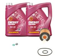 Bosch Filtro 10 L mannol Energy Premium 5W-30 per Toyota Rav 4 IV 2.5 Hybrid