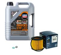 Bosch Filtro 5 L Liqui Moly Top Tec 4200 5W-30 per Toyota Auris 1.8 Hybrid 1.6