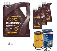 Bosch Filtro 8 L mannol Energia Ultra JP 5W-20 per Chrysler Crossfire Roadster