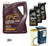 Bosch Filtro 8L mannol Longlife 0W-20 per VW Seat Arteon 3H7 2.0 TSI Leon 5F1