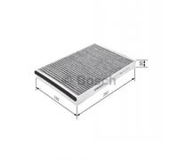 Bosch R5514 - Filtro abitacolo ai carboni attivi