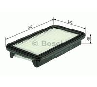 BOSCH Filtro Aria a cartuccia lunghezza 262 mm altezza 48 mm F026400093