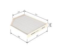 BOSCH Filtro Aria abitacolo AUDI PORSCHE 2,0 3,0 8K0819439