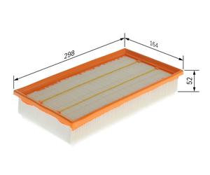 BOSCH Filtro aria ALFA ROMEO 1,9 46794103 46794403 FA3096 71772190