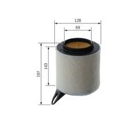 BOSCH Filtro aria BMW 1,6 2,0 13717524412