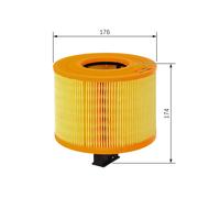 BOSCH Filtro aria BMW 3,0 2,5 13717536006 7536006