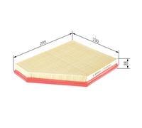BOSCH Filtro aria BMW 4,8 13717548897