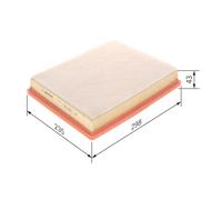 BOSCH Filtro aria CADILLAC 1,9 2,2 12788338 32016013