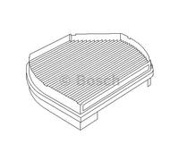 Bosch, Filtro Aria Filtro Aria Interna A601 (a 601) di 1987431001 (1 987 431 001)