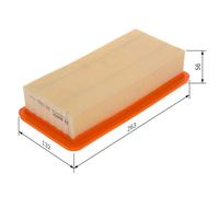 BOSCH Filtro aria KIA HYUNDAI 1,4 1,6 281131G000