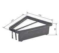 BOSCH Filtro aria RENAULT 1,5 8201069869