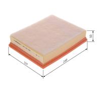 BOSCH Filtro aria RENAULT 2,0 1,5 8200602361 82006-02361