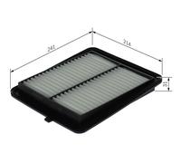 BOSCH Filtro aria SUZUKI 1,5 1378078R00000 13780-78R00