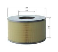 BOSCH Filtro aria TOYOTA LEXUS 4,7 4,2 1780117010 1780117020 TA1677