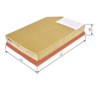 BOSCH Filtro aria VOLVO 2,4 2,5 8638600