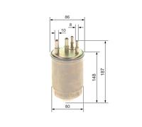 BOSCH Filtro carburante JAGUAR 2,7 C2C22269 C2C33299 C2C35810 XR857585