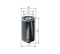 BOSCH Filtro carburante per IVECO ASTRA IRISBUS 12,9 6,7 0131506011 132510