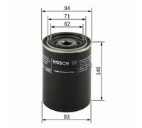 Bosch Filtro olio 451103346 - avvitamento - compatibile con Audi, Fiat, Ford, GMC, Isuzu