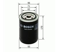 Bosch Filtro olio 0 451 203 234 per Nissan Pick-Up 2.5 D 4WD