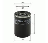 Bosch Filtro olio 0 986 452 005 – avvitamento – per Ford, Nissan, Opel, Volvo
