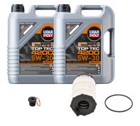 BOSCH Filtro Olio 10 L LIQUI MOLY Top Tec 4200 5W-30 Per Audi A5 S5 Quattro RS5