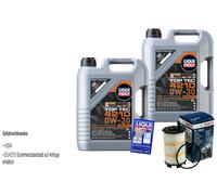 BOSCH Filtro Olio 10 L Liqui Moly Top Tec 4210 0W-30 Per Audi A5 S5