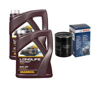 BOSCH Filtro Olio 10L MANNOL Longlife 504/507 5W-30 Per Mitsubishi Mirage/Space