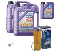 Bosch Filtro Olio 11L LIQUI MOLY Scorrevolezza High-Tech 5W-40 per Audi A6 Avant