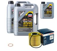 BOSCH Filtro Olio 11L Liqui Moly Top Tec 4100 5W-40 Per Renault Opel Master III