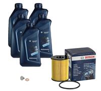 Bosch Filtro Olio 5L BMW Olio Doppio Power Turbo per Mini R56 Cooper D One R55