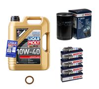 Bosch Filtro Olio 5L Liqui Moly Scorrevolezza 10W-40 per VW Golf II 1.8 Noor 1.3