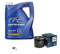 Bosch Filtro Olio 5L mannol Defender 10W-40 per Hyundai Kia Matrice 1.6 1.8
