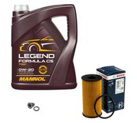 BOSCH Filtro Olio 5L MANNOL Legend Formula C5 0W-20 Per Mercedes A-Class
