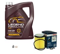 BOSCH Filtro Olio 5L MANNOL Legend Formula C5 0W-20 Per Mercedes A-Class