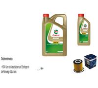 BOSCH Filtro Olio 6 L Castrol EDGE 5W-30 M Per MINI Mini John Cooper Works
