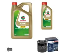 BOSCH Filtro Olio 6 L Castrol EDGE 5W-30 Per Subaru Forester 2.0 AWD 2.5i