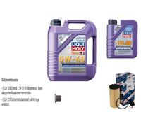 BOSCH Filtro Olio 6 L Liqui Moly Leichtlauf High Tech 5W-40 Per MINI Mini