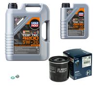 BOSCH Filtro Olio 6 L LIQUI MOLY Top Tec 4200 5W-30 Per Toyota Yaris 1.5 Hybrid