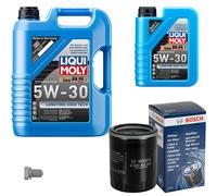 BOSCH Filtro Olio 6L Liqui Moly Longtime High Tech 5W-30 Per Mitsubishi Fiat
